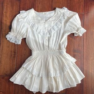 LoveShackFancy Nanette Mini Dress